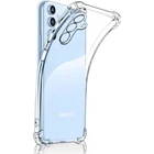 TPU чехол GETMAN Ease logo усиленные углы Full Camera для Samsung Galaxy A57 5G Бесцветный (прозрачный)