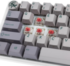 Klawiatura przewodowa Ducky One 3 Mini RGB LED Cherry MX Silent Red USB Mist Grey (100043113) - obraz 5