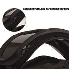 Тактичні окуляри захисна маска Solve із кріпленнями на каску із 3 змінними лінзами Чорна - зображення 8