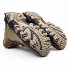 Шкіряні літні черевики OKSY TACTICAL Koyot 42 розмір арт. 070112-setka - зображення 5