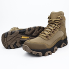 Кожаные летние ботинки OKSY TACTICAL Koyot 43 размер арт. 070112-setka - изображение 4