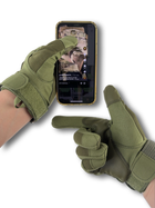 Тактические перчатки Олива XL - изображение 6