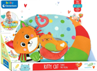 Mata edukacyjna Clementoni Baby Tummy Time Cushion Kitty Cat (8005125178001) - obraz 1