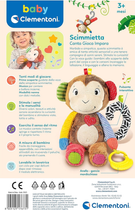 М'яка іграшка Clementoni Baby Monkey Sing Play Learn (8005125176731) - зображення 2