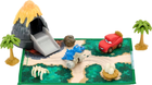 Ігровий набір Mattel Disney та Pixar's CaRSTA Mini Racers On-The-Go Dino Park (0194735081905) - зображення 3