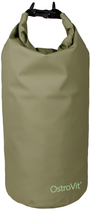 Водонепроникна сумка OstroVit Dry Bag 10 л Зелена (5903933907352) - зображення 1