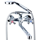Cмеситель для ванны двухвентильный с длинным изливом AQUATICA PL-2C255C хром силумин 9777200