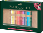 Олівці кольорові Faber-Castell Polychromos Artists Colour with Pencil Roll 34 шт (4005401100300) - зображення 1