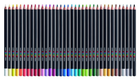 Олівці кольорові Posca Color Pencils Bright & Intense Colors 36 шт (4902778239407) - зображення 3