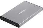 Зовнішня кишеня NATEC Rhino Go на диск SATA 2.5" HDD/SSD - USB 3.0 Grey (NKZ-1281) - зображення 3