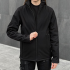 Жіноча Форма "Pobedov" Куртка на мікрофлісі + Штани - Карго / Демісезонний Костюм чорний розмір S - зображення 6