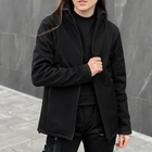 Жіноча Форма "Pobedov" Куртка на мікрофлісі + Штани - Карго / Демісезонний Костюм чорний розмір 3XL - зображення 5
