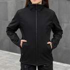 Женская Форма "Pobedov" Куртка на микрофлисе + Брюки - Карго / Демисезонный Костюм черный размер M - изображение 4