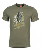 Футболка Pentagon Ageron «Spartan Warrior» Olive Green L - зображення 1