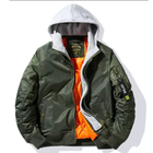 Куртка бомбер з бавовняною підкладкою олива розмір 2XL - зображення 1