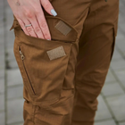 Жіночі штани з манжетами Military ріп-стоп койот розмір L - зображення 5