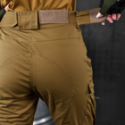 Женские брюки с завышенной талией рип-стоп койот размер M - изображение 6