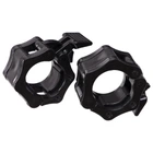 Замки (2шт) Lock-Jaw PRO з фіксатором для грифа 50мм SHUANG CAI S (пластик) (TA-4600-50)