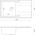 Кухонна мийка Quadron Evan 136 XL HCQE58650U8_PVDC1_P2O - зображення 4