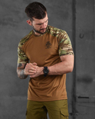 Тактическая мужская футболка с принтом M койот+мультикам (87631) - изображение 2