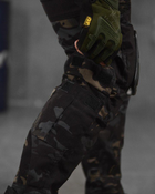 Армійські чоловічі штани з наколінниками G3 XL чорний мультикам (52106) - зображення 7