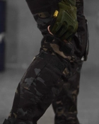 Армейские мужские штаны с наколенниками G3 S черный мультикам (52106) - изображение 7