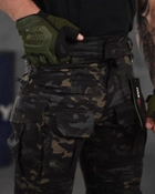 Армійські чоловічі штани з наколінниками G3 M чорний мультикам (52106) - зображення 8