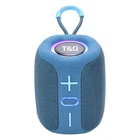 Портативная колонка TG 658 blue с RGB подсветкой