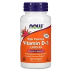 Витамины Now Foods Витамин D-3 1000IU 360 желатиновых капсул