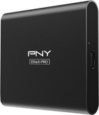 SSD диск PNY Portable EliteX-Pro 1TB USB 3.2 Type-C Gen 2x2 Black (PSD0CS2260-1TB-RB) External - зображення 2