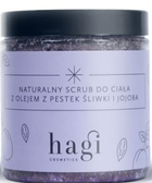 Scrub do ciała Hagi Naturalny z pestek śliwki i olejem jojoba 300 g (5906874158456) - obraz 1