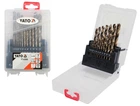 Сверла по Металлу Кобальтовые Ø 1-10 мм Co-HSS Набор 19 шт (YT-41604)