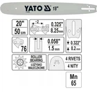 Шина Для Цепной Пилы 45 см на Цепь 0.325" 72Z YATO (YT-84936)