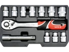 Набор головок торцевых, 1/2", М10-24 мм, 12 ед. YATO (YT-38671)