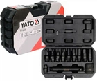 Набір Ударних Біт Головок TORX та HEX (1/2" та 3/4") 12 шт YATO (YT-10655)