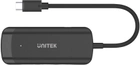 USB-хаб Unitek USB Type-A - RJ-45 4-портовий Black (4894160043894) - зображення 2