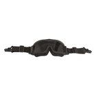 Тактические очки защитная маска с креплениями на каску с 3 сменными линзами Черная-толщина линз 3 мм - изображение 5