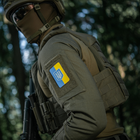 M-Tac нашивка флаг Украины с гербом (80х50 мм) вертикальная Full Color/GID - изображение 4