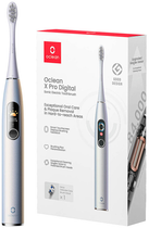 Електрична зубна щітка Oclean X Pro Digital Electric Toothbrush Glamour Silver - зображення 6