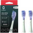Насадка для електричної зубної щітки Oclean Ultra White 2шт Green - зображення 1