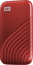 Dysk SSD Western Digital My Passport 500GB USB 3.2 Type-C Red (WDBAGF5000ARD-WESN) External - obraz 3