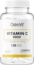 Харчова добавка OstroVit Vitamin C 1000 mg 120 капсул (5903246229806) - зображення 1