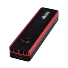 Kieszeń zewnętrzna Akasa Vegas M.2 SATA/NVMe SSD USB 3.2 Gen 2 with RGB Fan Black-Red (AK-ENU3M2-06) - obraz 3