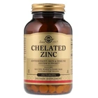 Минералы Solgar Цинк Хелат Chelated Zinc 250 таблеток