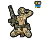 Нашивка M-Tac Tactical girl №1 tattoo Тризуб PVC MC - изображение 1