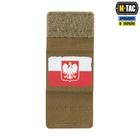 Прапор White/Red/Coyote Polska Patch MOLLE M-Tac - зображення 2