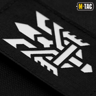 M-Tac нашивка Тризуб (стилизация) Laser Cut вертикальная Black/Grey - изображение 3