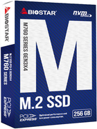 Dysk SSD Biostar M760 256GB M.2 	PCIe Gen3x4 3D TLC NAND (M760-256GB) - obraz 2