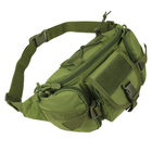 Сумка поясна тактична / Чоловіча сумка / Армійська сумка. Колір зелений - зображення 3