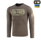 Футболка M-Tac Logo длинный рукав Dark Olive 3XL